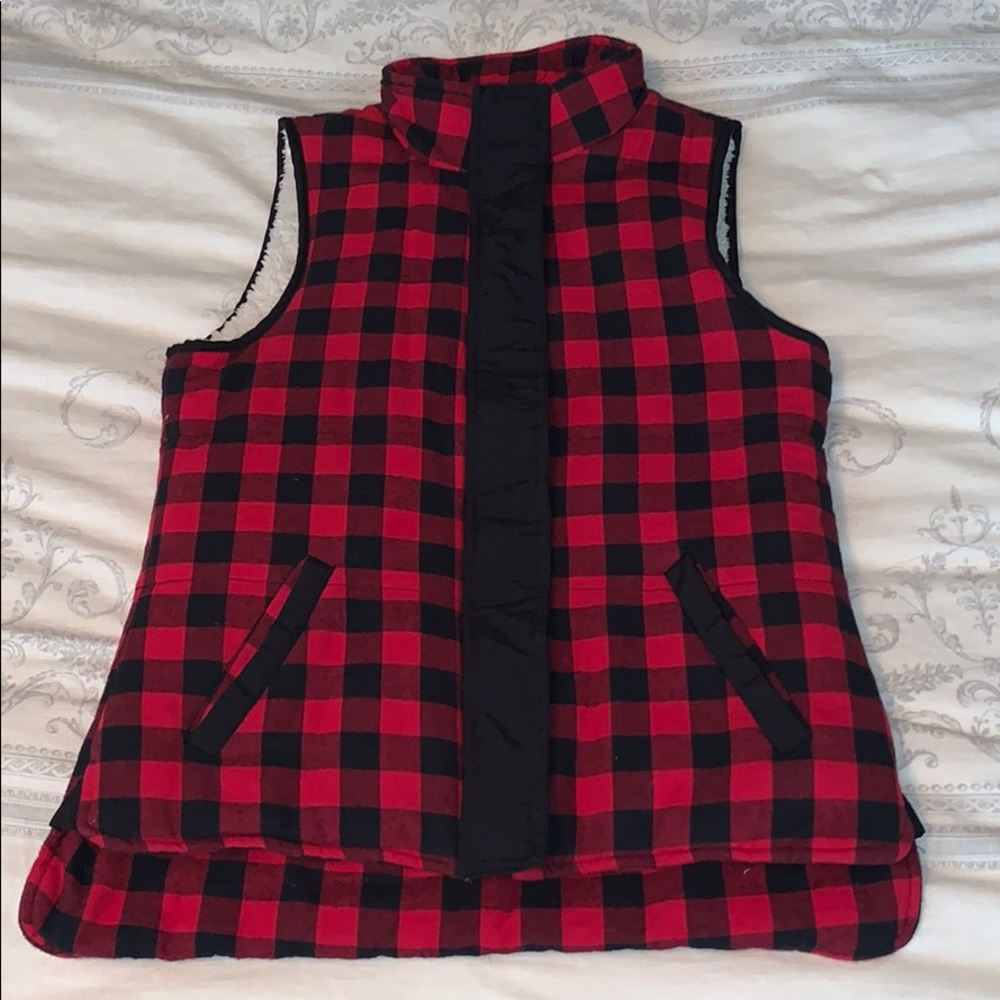 Plaid Vest